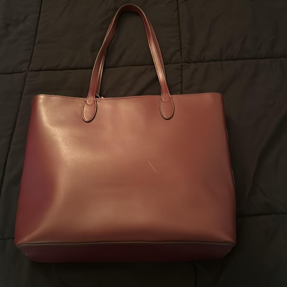 Kate Spade Purple/Maroon Medium sized tote. - Picture 6 of 13